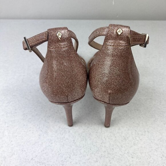 Sam Edelman Patti Ankle Strap Sandal Glitter 6.5 - Picture 8 of 10